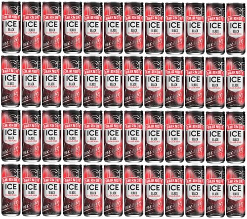 48 Dosen Smirnoff Ice Black Guarana 10% Vol. a 250ml alkoholisches Mixgetränk inc. EINWEG Pfand + Space Riegel von Onlineshop Bormann von Onlineshop Bormann