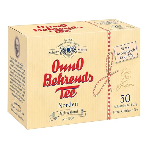 Onno Behrends Tee Norden | Teebeutel | 50er | Vegan | Glutenfrei | Laktosefrei von OnnO Behrends Tee