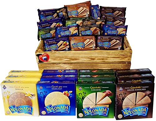 Kolonada Set groß - Tschechische Republik Spa Waffeln - Original Czechia Box von Kolonada
