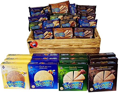 Kolonada Set groß - Tschechische Republik Spa Waffeln - Original Czechia Box von Opavia