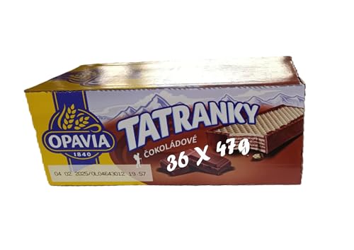 OPAVIA Tatranky Schokoladenwaffeln 36 x 47 g von Kolonada