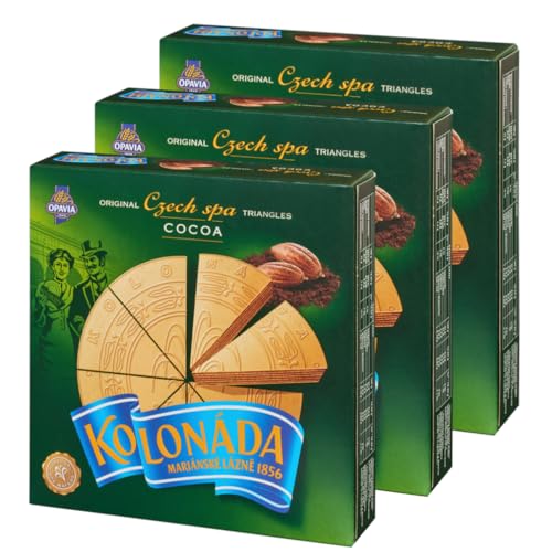 Opavia Kolonáda Großpackung Traditionelle Kurort-Dreiecke Kakao 3x 260g (780g) von Kolonada