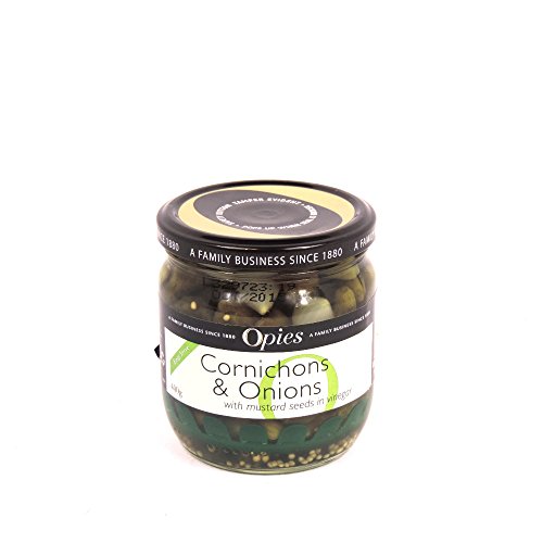 Opies Cornichons und Zwiebeln, 350 g Opies Cornichons und Zwiebeln, 350 g von Opies