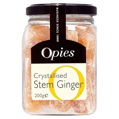 Opies Crstalised Stem Ginger 200g - Opies Kristallisierter Stem-Ingwer 200g von Opies