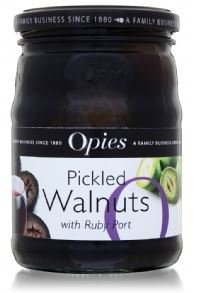 Opies Pickled Walnuts with Ruby Port 370g von Opies