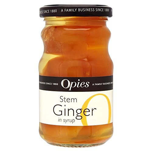 Opies Stem Ginger in Sirup (280g) - Packung mit 2 von Opies