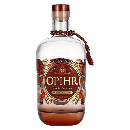 Opihr Far East Edition (1 of 3) London Dry Gin Szechuan Pepper mit süßen, blumigen Nuancen - intensiver und sehr würziger Premium Gin, inspiriert von der antiken Gewürzstraße (1 x 0.7l) von OPIHR