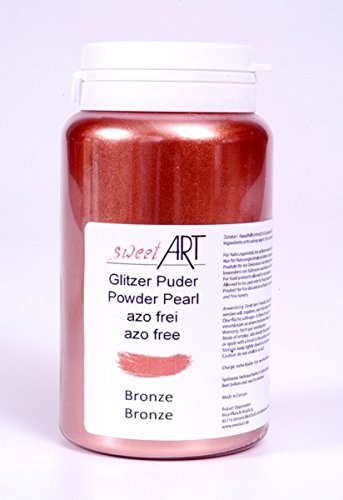 Glitzer Bronze Puder 25 g von sweet Art Germany