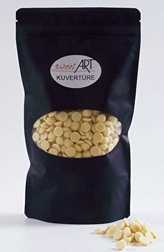 1 kg Callets Weiß Kuvertüre - Schokolade von sweetART Germany