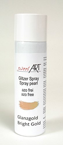 Glitzer Spray Gold 250 ml von sweetART Germany