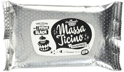 Massa Ticino Rollfondant Schwarz 250 g Massa Ticino Rollfondant Schwarz 250 g von sweetART Germany