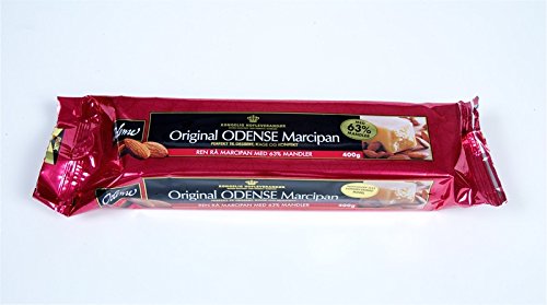 Natur Original Rohmarzipan Odense 400 g, 63 % Mandeln von Oppeneder sweetArt Germany