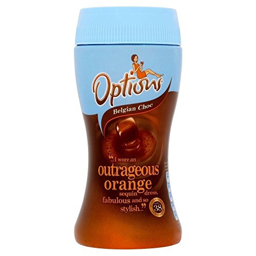 Optionen Outrageous orange Instant Hot Chocolate Drink (220g) - Packung mit 2 von Options