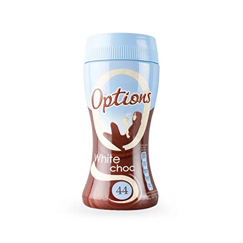 Options White Choc Instant Hot Chocolate 220 g (1er Pack) - Weisse Trinkschokolade von Options