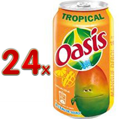 Oasis Tropical tropische Früchte (24x330ml Dosen) BE von Orangina Schweppes