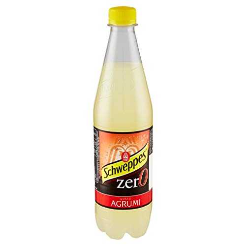Schweppes Agrum Zero PET 4 x 6 x 500 ml Flasche (Limonade mit dem Geschmack von Zitrusfrüchten) von Orangina Schweppes