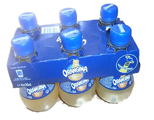 Orangina Flaschen, PET, Limonade aus Frankreich, 6x250 ml von Orangina