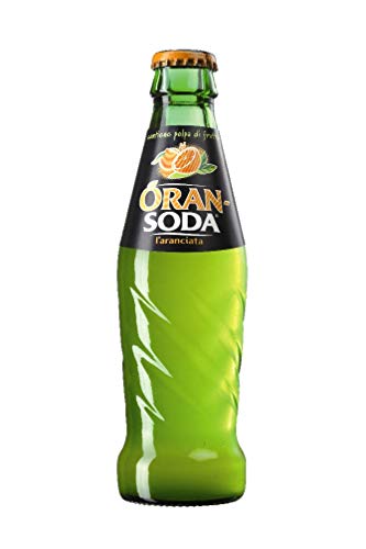 24x Oransoda Campari Group Orange Soda Orangensaftgetränk Glasflasche 200ml alkoholfreies kohlensäurehaltiges Getränk Softdrink von Oran Soda