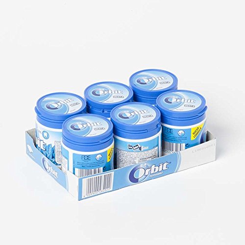 Orbit - Peppermint Kaugummi Sugarfree Chewing Gum 60 pieces - [Pack of 6] von Orbit