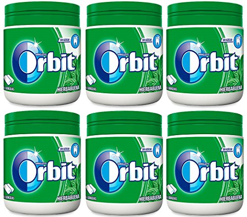 Orbit - Spearmint Kaugummi Sugarfree Chewing Gum 60 pieces - [Pack of 6] von Orbit