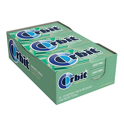 Orbit Sweet Mint Sugarfree Gum, (Pack of 24) von Orbit