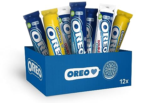 OREO Box I 12 Packungen OREO Kekse I 3 OREO Sorten I inkl. 6x OREO Original, 3x OREO Golden, 3x OREO Double I Keks Geschenkbox OREO Box I 12 Packungen OREO Kekse I 3 OREO Sorten I inkl. 6x OREO Original, 3x OREO Golden, 3x OREO Double I Keks Geschenkbox von Oreo