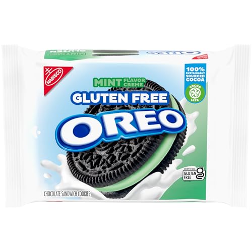 OREO Glutenfreie Minzcreme-Schokoladen-Sandwich-Kekse, glutenfreie Kekse, 353 ml von Oreo