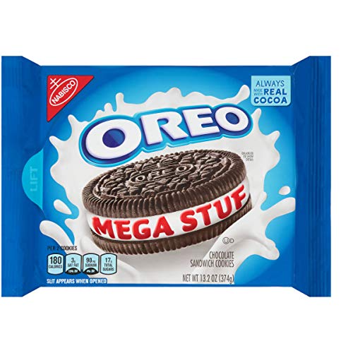 Oreo Mega Stuffed Chocolate Cookies 13.2 Ounce (Oreo Mega Gefüllte Schokoladenplätzchen 13,2 Unzen) von Oreo