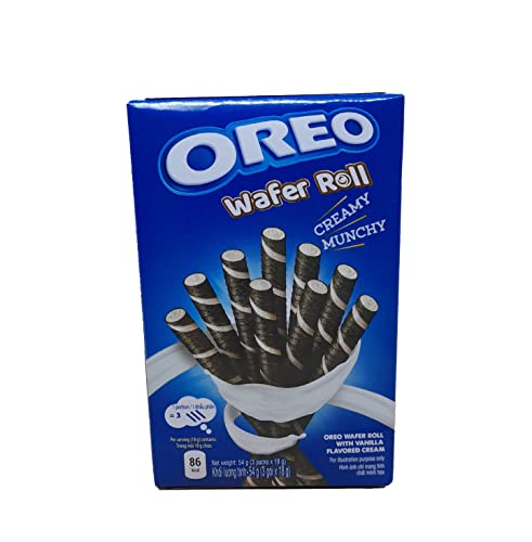 Oreo Wafer Roll Keksrolle Mit Schokolade 54g von Oreo