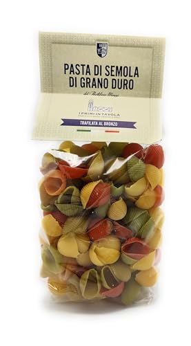 LA TRAFILATA Conchiglie tricolore 500g x4 von Oreste Mazzi