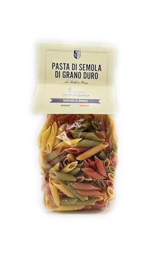 LA TRAFILATA Penne Tricolore 500g x1 von Oreste Mazzi