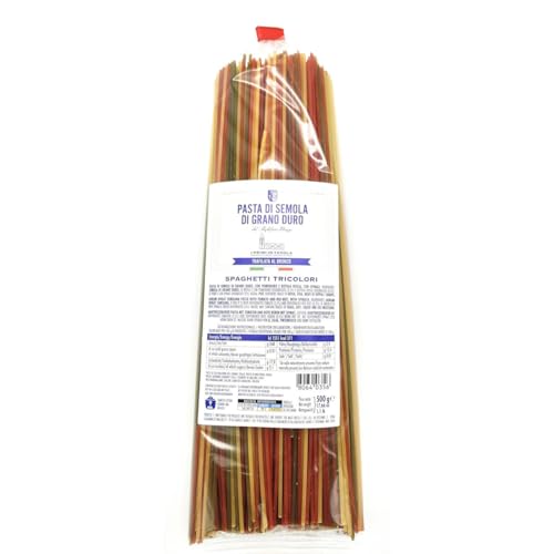 LA TRAFILATA Spaghetti Tricolori/Spaghetti Tricolori 500g x4 von Oreste Mazzi