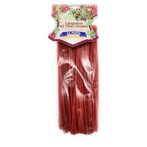 Oreste Mazzi La Pasta Linguine al Vino Rosso/Nudeln mit Rotwein 250 gr. x4 von Oreste Mazzi