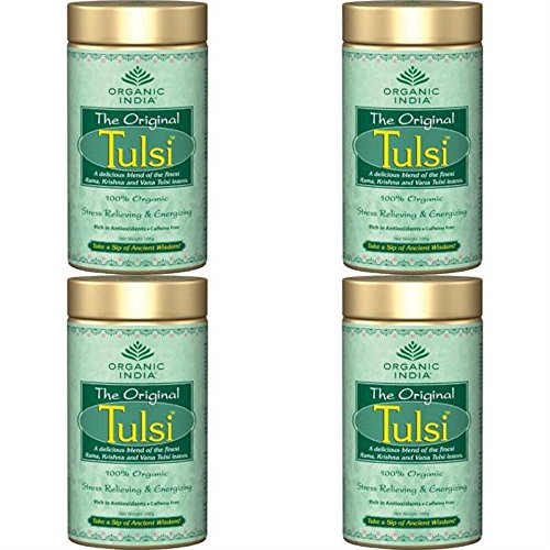 (4er BUNDLE)| Organic India - Org Tulsi Original -100g von ORGANIC INDIA