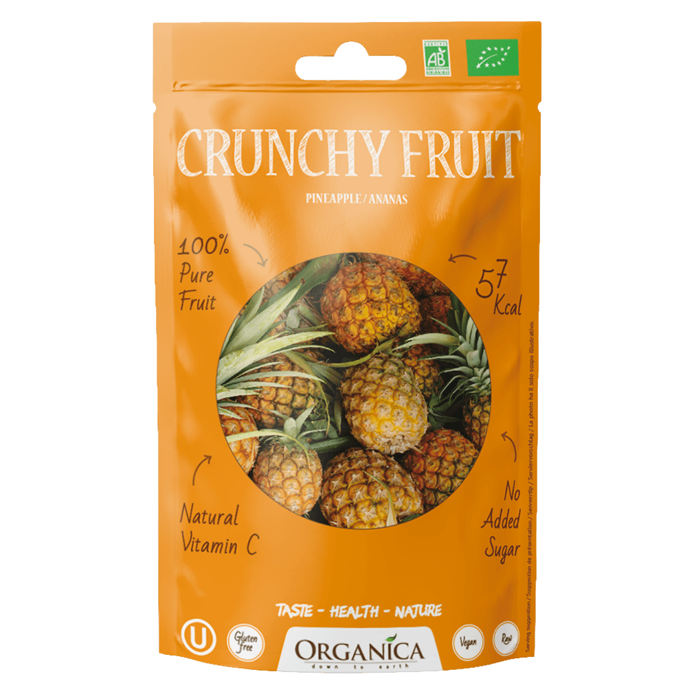 Bio Crunchy Fruit, Ananas von Organica