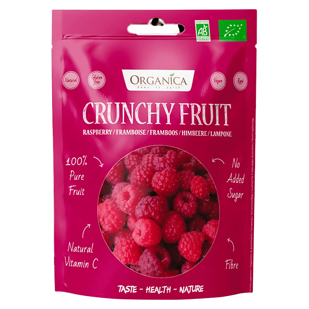 Bio Crunchy Fruit, Himbeeren von Organica