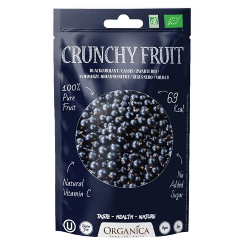 Bio Crunchy Fruit, Schwarze Johannisbeere Bio Crunchy Fruit, Schwarze Johannisbeere von Organica