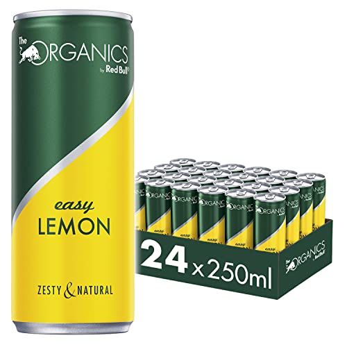 The ORGANICS Easy Lemon by Red Bull, 24 x 250 ml, Dosen Bio Getränke 24er Palette, OHNE PFAND von Organics by Red Bull