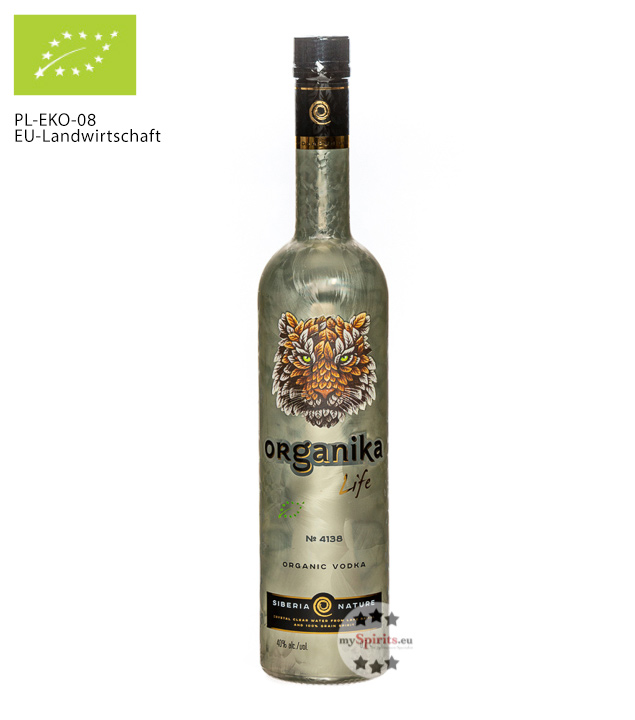 Organika Life Vodka Bio (40 % Vol., 0,7 Liter) von Organika