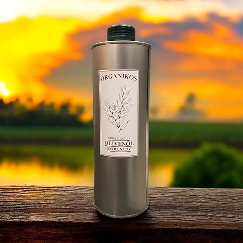 Organikos - Griechisches Olivenöl Extra Nativ 750 ml - Kaltgepresst am Erntetag - 100% Griechische handverlesene Oliven - Traditionell handgepflückte Kalamata Oliven Organikos - Griechisches Olivenöl Extra Nativ 750 ml - Kaltgepresst am Erntetag - 100% Griechische handverlesene Oliven - Traditionell handgepflückte Kalamata Oliven von ORGANIKOS