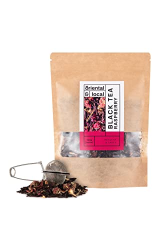 Oriental & Local | leckerer und vollmundiger | Schwarzer Tee mit Himbeergeschmack | 100g von Oriental & Local