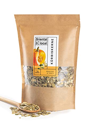 Orientalisch & Lokal | Getrocknete Kürbiskerne | Gesunder Snack | Vitaminquelle | 100% Naturprodukt von Oriental & Local