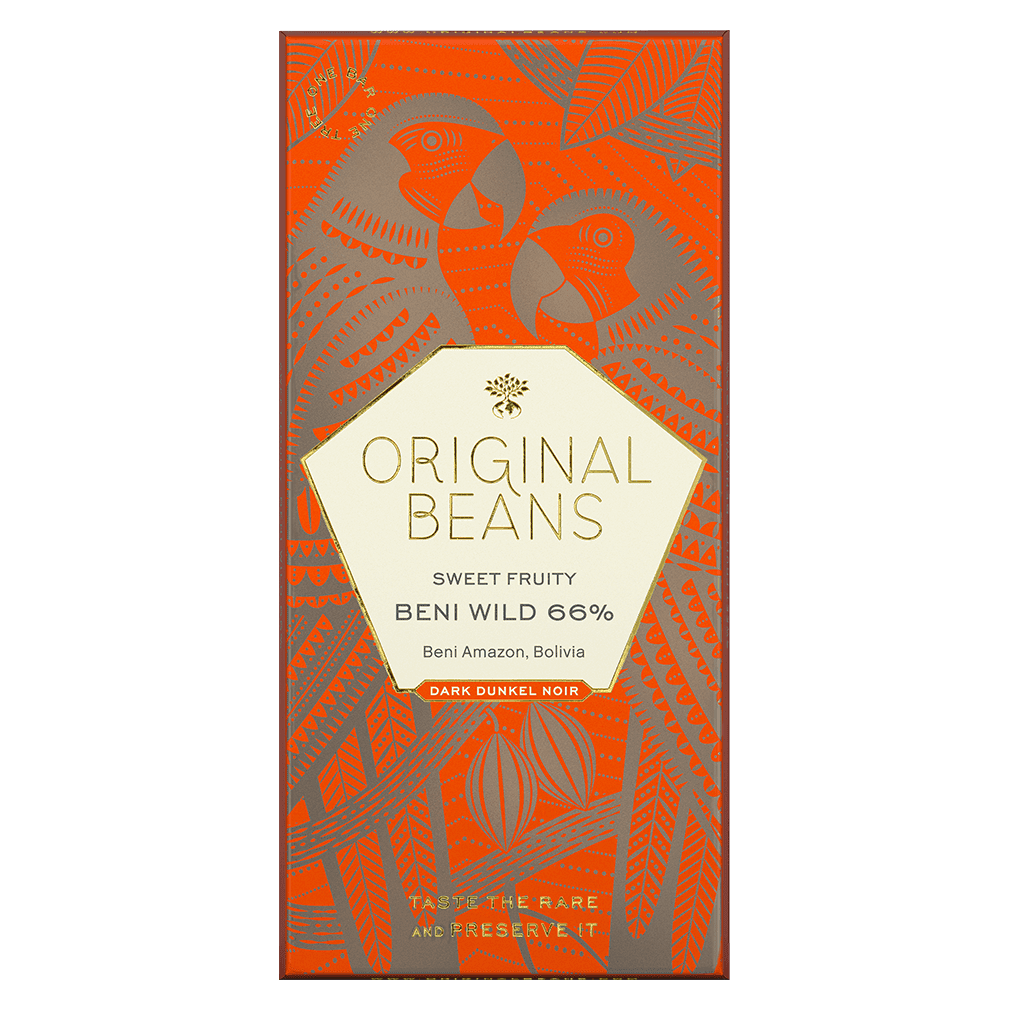 Bio Beni Wild 66% Dunkelschokolade Bio Beni Wild 66% Dunkelschokolade von Original Beans
