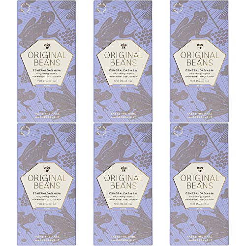 Original Beans Esmeraldas 42% Bio Milchschokolade 6 x 70 gr von Original Beans