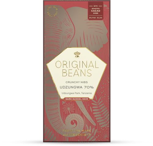 Original Beans Udzungwa Bio Dunkelschokolade (6 x 70 gr) von Original Beans