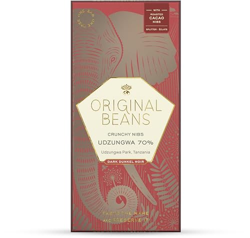 Original Beans Udzungwa Bio Dunkelschokolade (6 x 70 gr) von Original Beans