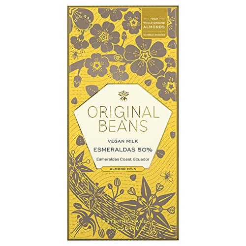 Original Beans - Esmeraldas Vegan 50% - Ecuador - 70g Tafel - CH-BIO-006 - Noten von Gianduja und Gerstenmalz von Original Beans