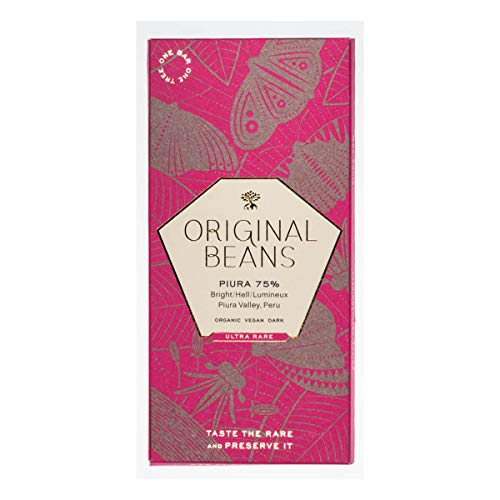 Original Beans - Piura Porcelana 75 % Bio Dunkelschokolade - 70 g - 13er Pack von Original Beans