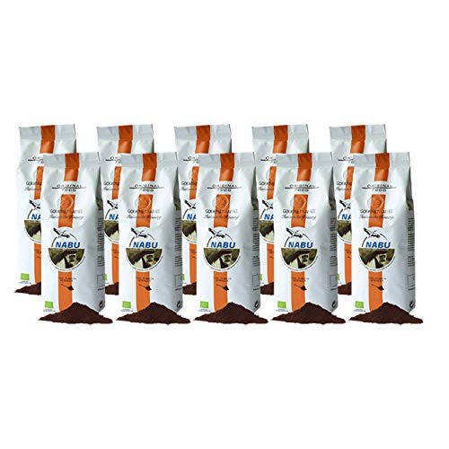 NABU Kaffee - Gourmet Kaffee Italienische Röstung gemahlen, 250 g, 10er Pack NABU Kaffee - Gourmet Kaffee Italienische Röstung gemahlen, 250 g, 10er Pack von Original Food