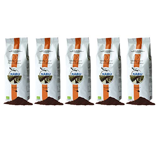 NABU Kaffee - Gourmet Kaffee Italienische R?stung gemahlen, 250 g, 5er Pack von Original Food